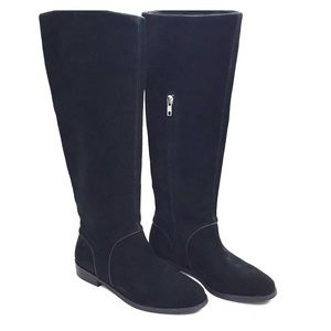 Ugg Riding Boots, Black Suede, Size 6
